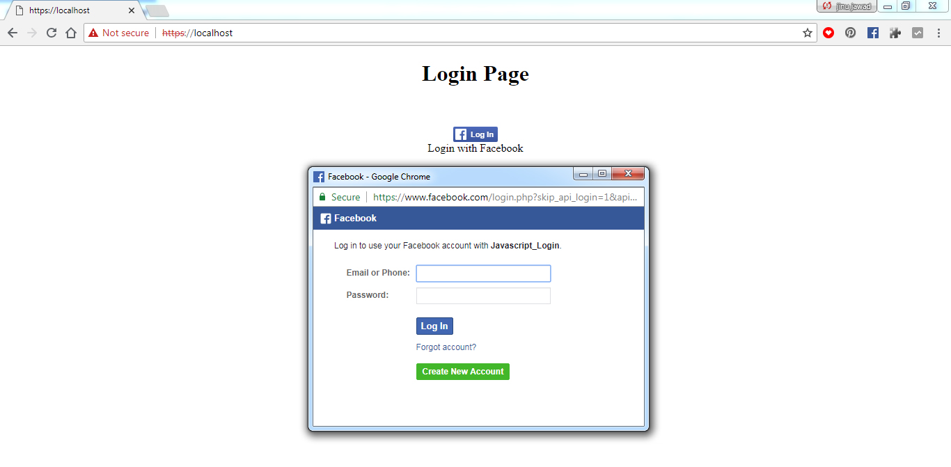 Integrate Login With Facebook Using Javascript Chillyfacts